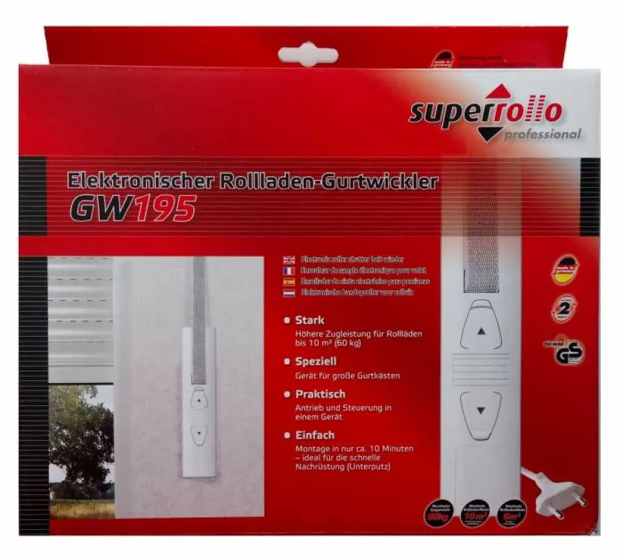 superrollo GW195 / elektronischer Gurtwickler superrollo GW195 / elektronischer Gurtwickler