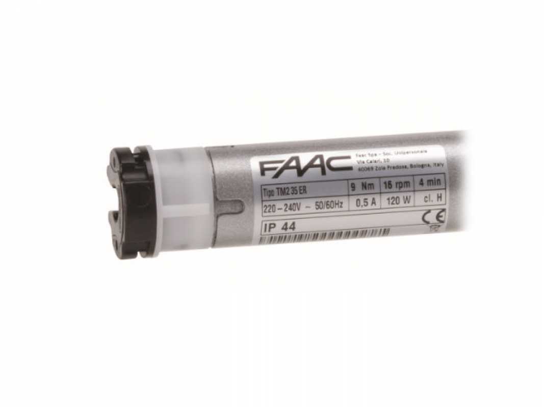 FAAC TM2 35 ERX | Funk-Rollladenmotor FAAC TM2 35 ERX | Funk-Rollladenmotor