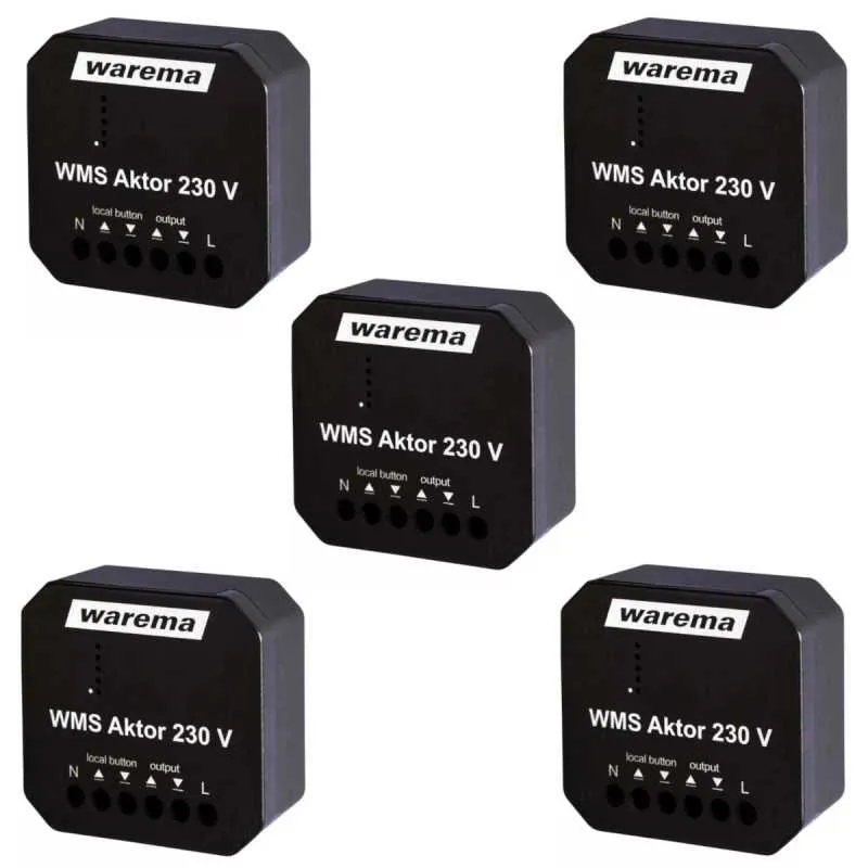 Warema WMS Aktor 230 V UP - 5 Stück