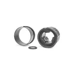 elero Adapterset 40 x 1,5 mm Rundrohr (Typ 4)
