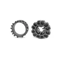 elero Adapterset, 65 mm, Profilrohr, Imbac, Eckermann, Metallpress (Typ 37)