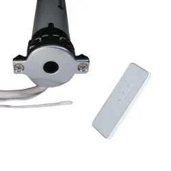 Hermann Uhr Rohrmotor SP40 Silver FCA-F inkl. Handsender