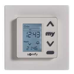 Somfy Chronis Uno 50 x 50 mit Rahmen weiß