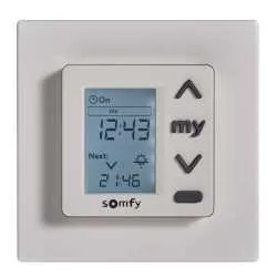 Somfy Chronis Uno 50 x 50 mit Rahmen weiß